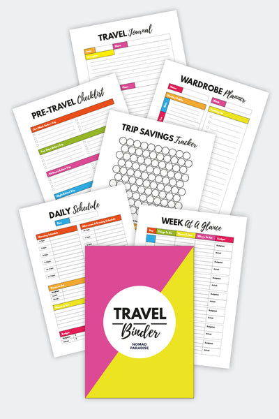 Travel Binder {30+ pages}